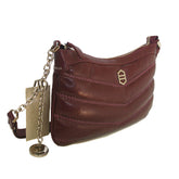 BOLSA TIRACOLO VERMELHO COURO MÉDIA COSTURAS A 50018 0844 0015 AREZZO